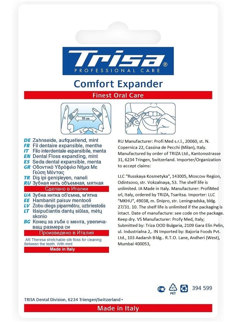 TRISA - Professional Dental Floss Comfort Expander Mint 40 M - Image 1
