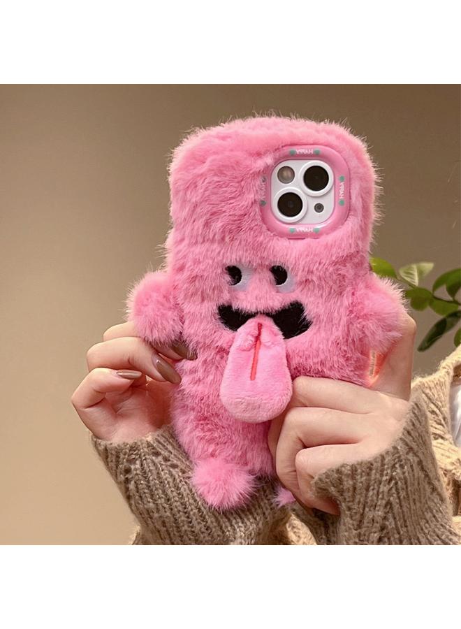 S-TOP Case For iPhone 13 Pro Max 3D Magnetic Long Tongue Monster Plush Phone Case - Image 5