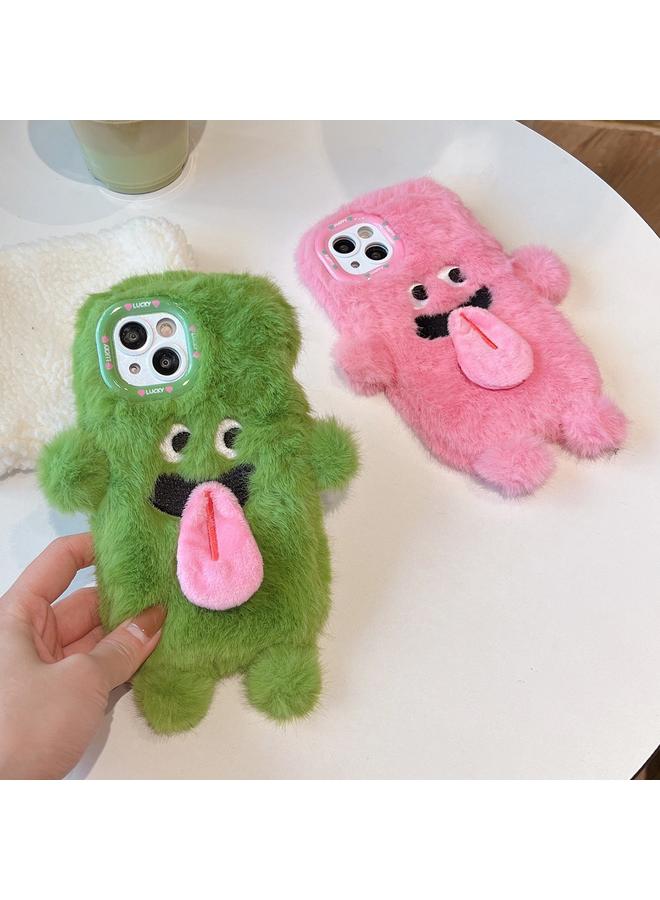 S-TOP Case For iPhone 13 Pro Max 3D Magnetic Long Tongue Monster Plush Phone Case - Image 2