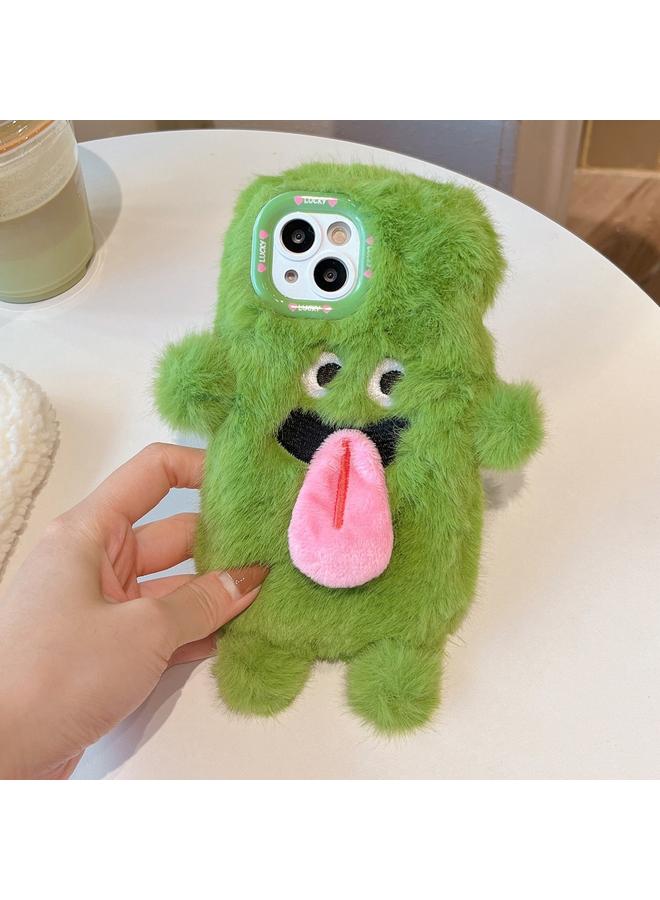 S-TOP Case For iPhone 13 Pro Max 3D Magnetic Long Tongue Monster Plush Phone Case - Image 3