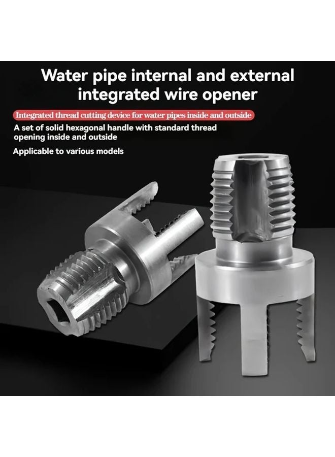 2 In 1 Internal And External Integrated Pipe Threading Tool For PPR PVC Water Pipes - Image 4