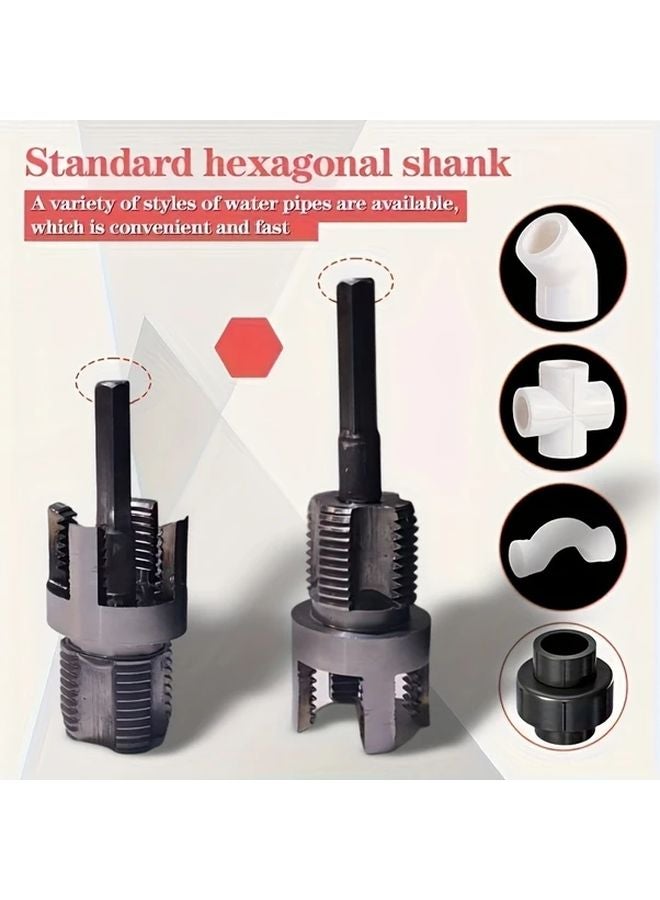 2 In 1 Internal And External Integrated Pipe Threading Tool For PPR PVC Water Pipes - Image 3