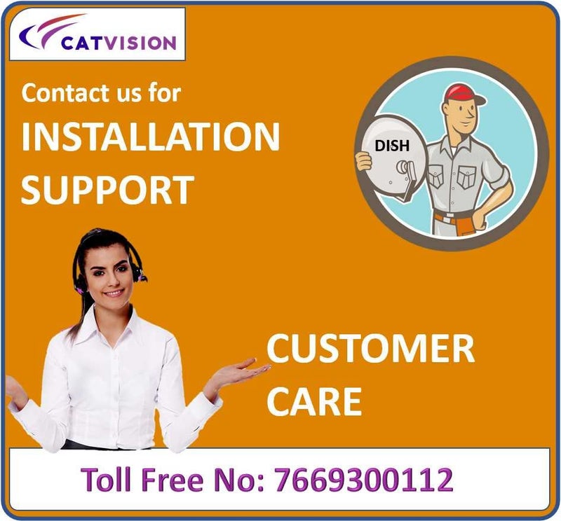 CTVISON Catvision DD FreeDish DTH Non WiFi | 115+ Free TV Channels | HDMI+AV Cable | Standard Remote | BIS Approved | MPEG4 HD | Standard Installation Required - Image 5