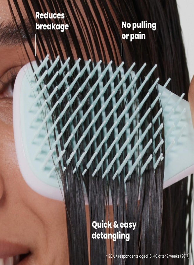 Tangle Teezer The Mini Ultimate Detangling Brush, Dry and Wet Hair Brush Detangler for Traveling and Small Hands, Marshmallow Duo - Image 4