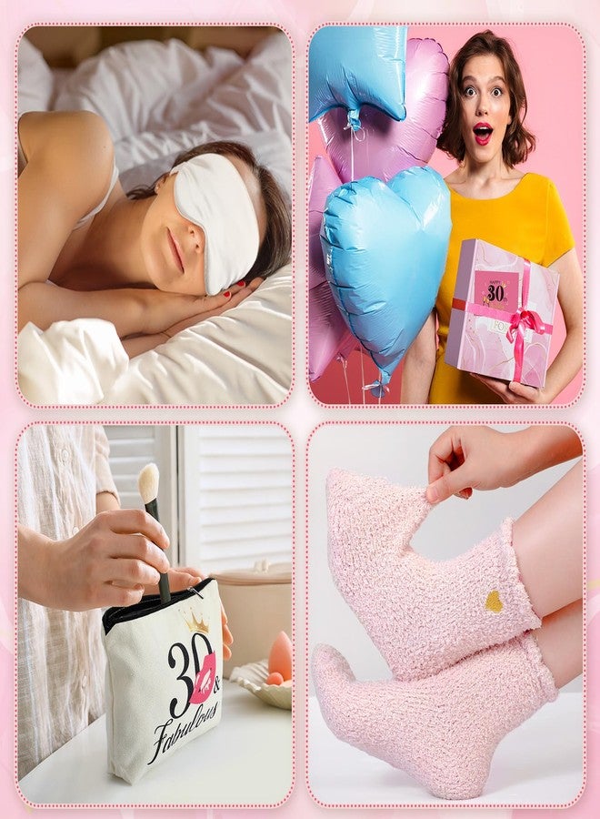 Tioncy 8pcs 30th Birthday Gifts for Her 30 Year Old Birthday Gifts for Women Happy 30th Birthday Gifts Basket Funny 30 Birthday Gift Ideas for Women Mom Wife Girlfriend Sister Coworker Bestie - Image 3