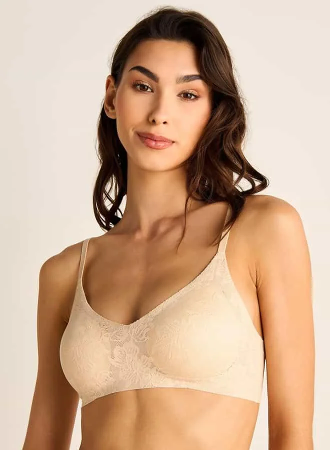 Splash FAV Laced Support Bra and Brief Set