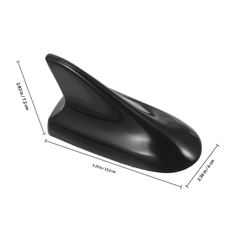 2pcs Car fin Decoration Car Exterior Ornament Car Roof Spoiler fin - Image 2