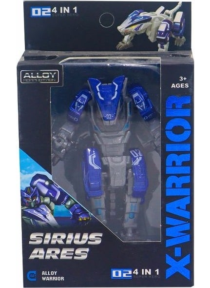 x - Warrior 4-Piece Transformer Set Sirius Ares