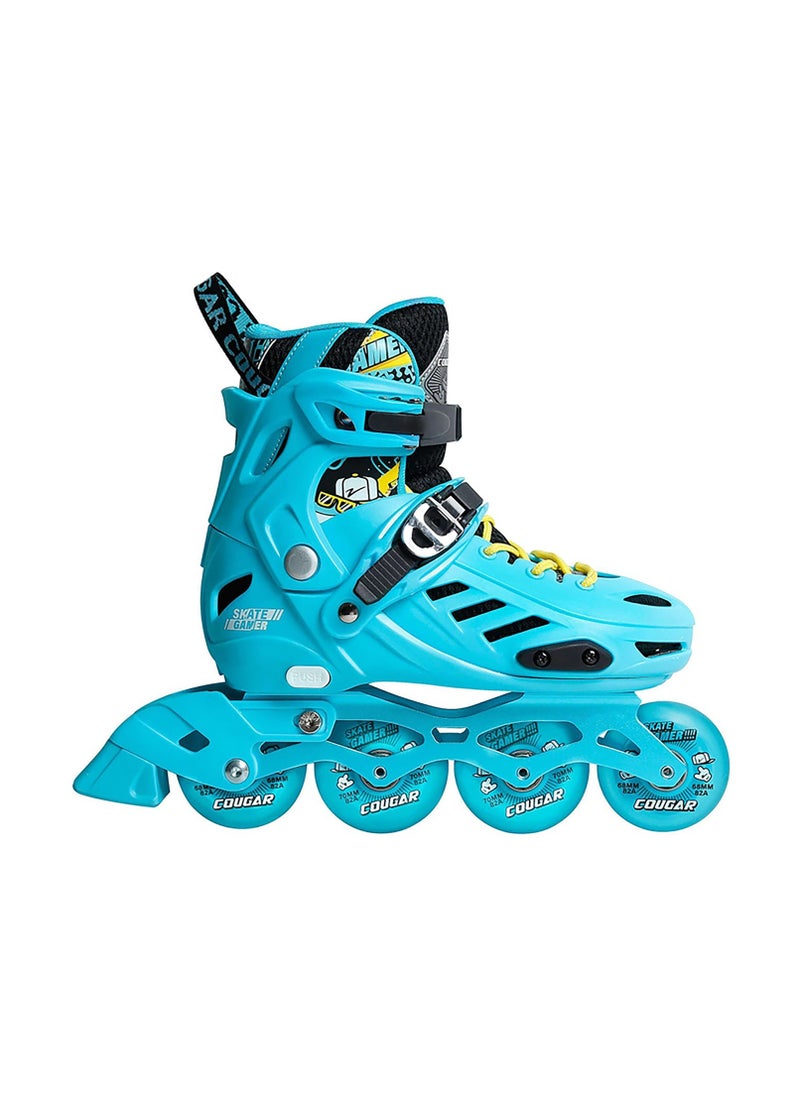 Cougar Adjustable roller skate shoes Cougar 313 Blue size 35-38  - Image 1