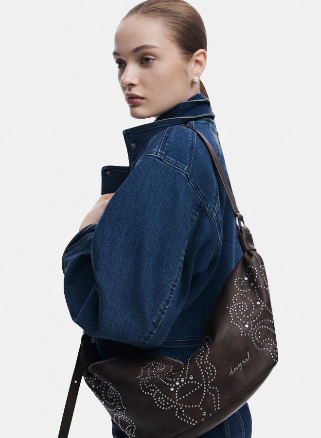 DESIGUAL Medium faux leather studded bag - Image 2