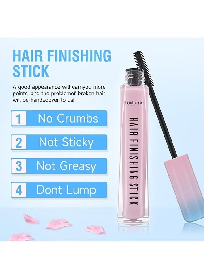 Luxfume Hair Finishing Stick, Broken Hair Finishing Cream Hair Styling Wax Stick, Hair Mascara Styling Gel Refreshing Not Greasy Fixing Bangs Stereotypes Cream For Girls Women  - Image 3