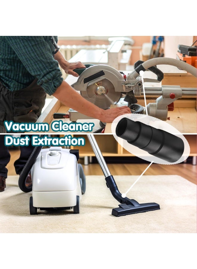 OSHIMA Vacuum Hose Adapter, 2Pcs Four-Layer Vacuum Cleaner Filter Connector Universal Shop Vac Accessories, for Cleaner Brush, Hose Adaptor Kit, 25/29/32/40mm - Image 3