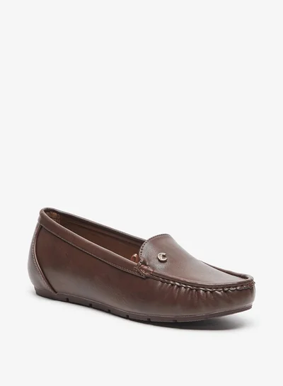 Le Confort Textured Slip-On Loafers