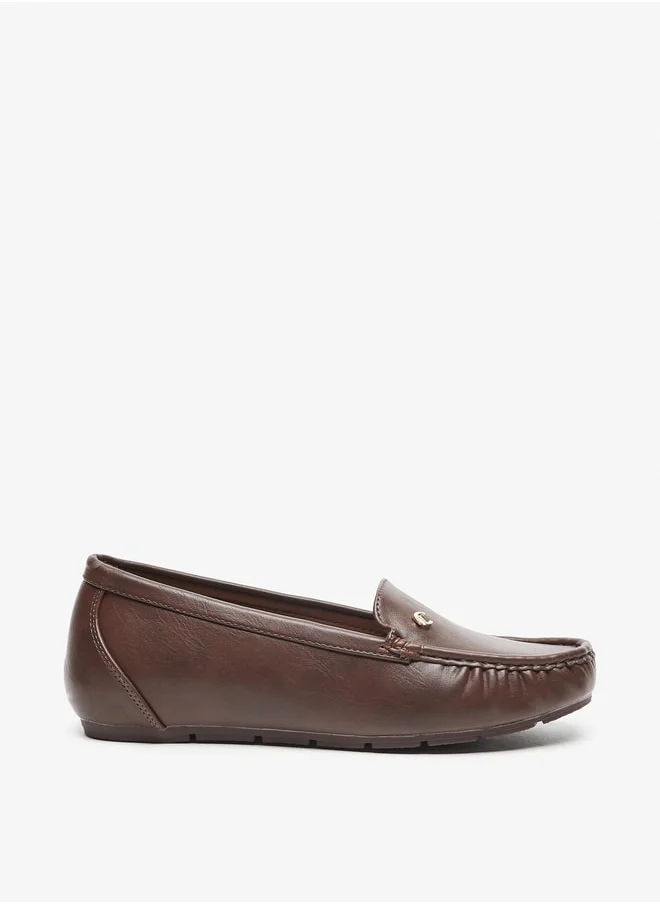 Le Confort Textured Slip-On Loafers