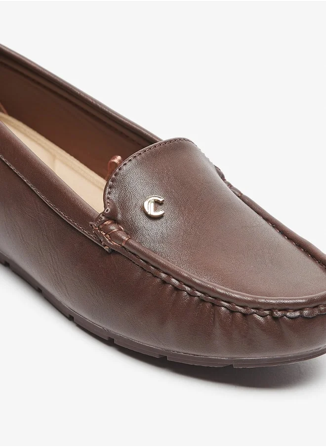 Le Confort Textured Slip-On Loafers
