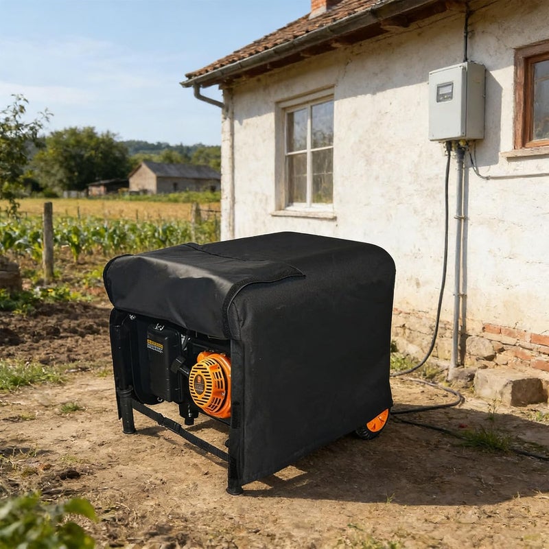Year Round Water Generator Cover Made with 420D Oxford Fabric for Camping and Construction Sun Security Generator Cover - Image 4