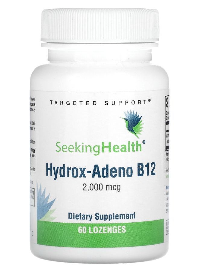 Seeking Health - Hydrox-Adeno B12 2000 mcg 60 Lozenges - Image 1