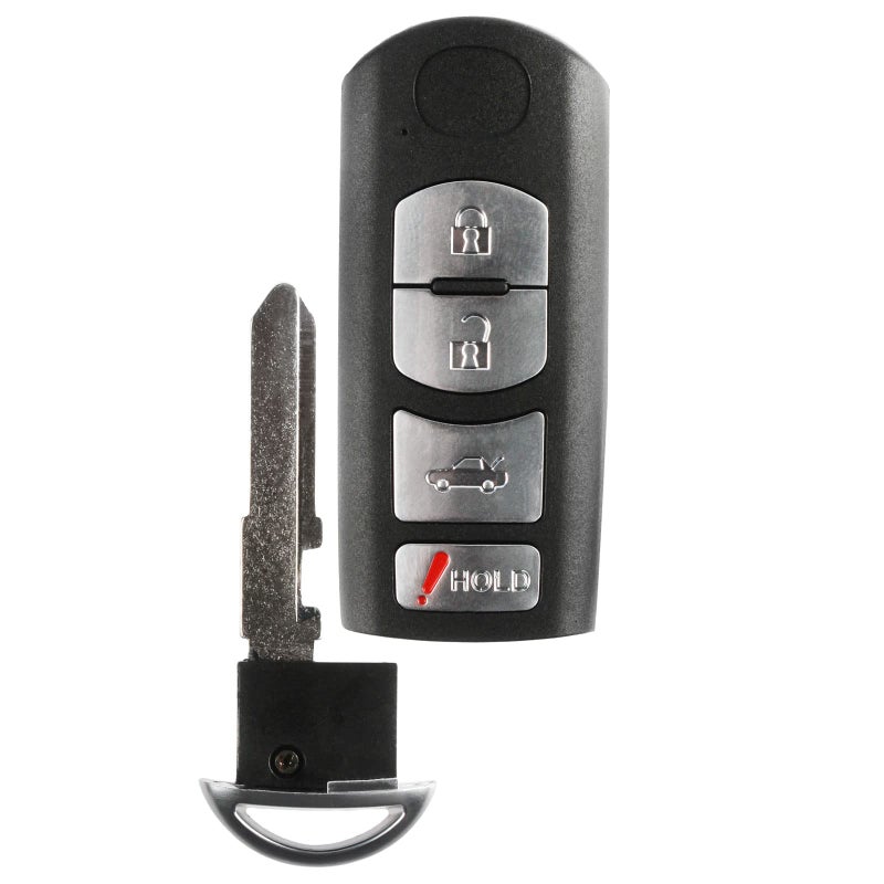 KeylessOption Keyless Option Remote Smart 4btn Key Fob For Mazda (KR55WK49383) - Image 3