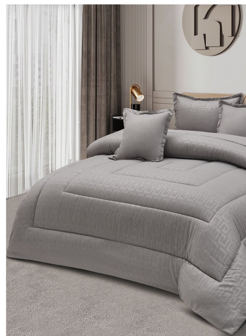 MingLi Double-sided comforter set, consisting of 6 pieces, made of microfiber - size 250 x 230 cm - Image 2