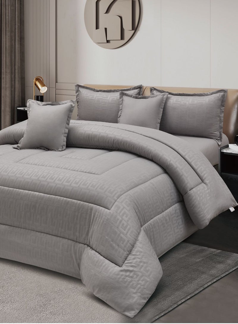 MingLi Double-sided comforter set, consisting of 6 pieces, made of microfiber - size 250 x 230 cm - Image 3