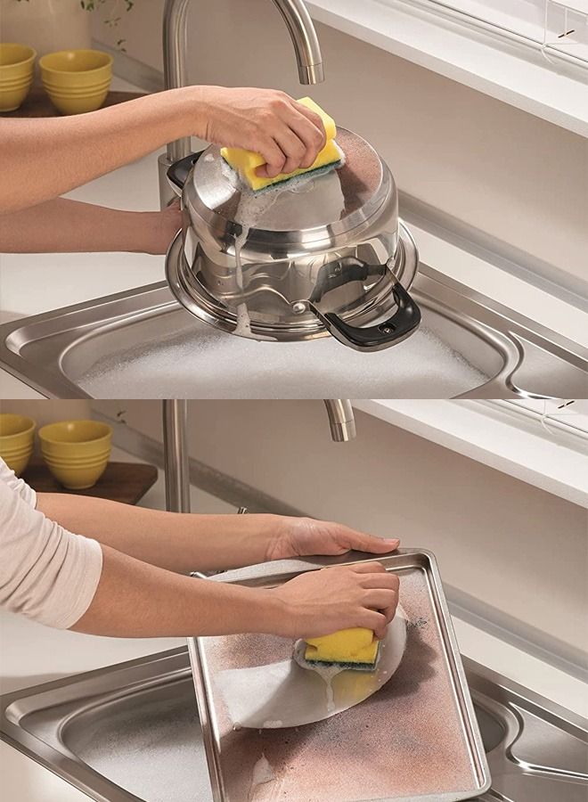 3M Heavy Duty Classic Nail Saver Scrub Sponge - Pack of 8 - Image 5