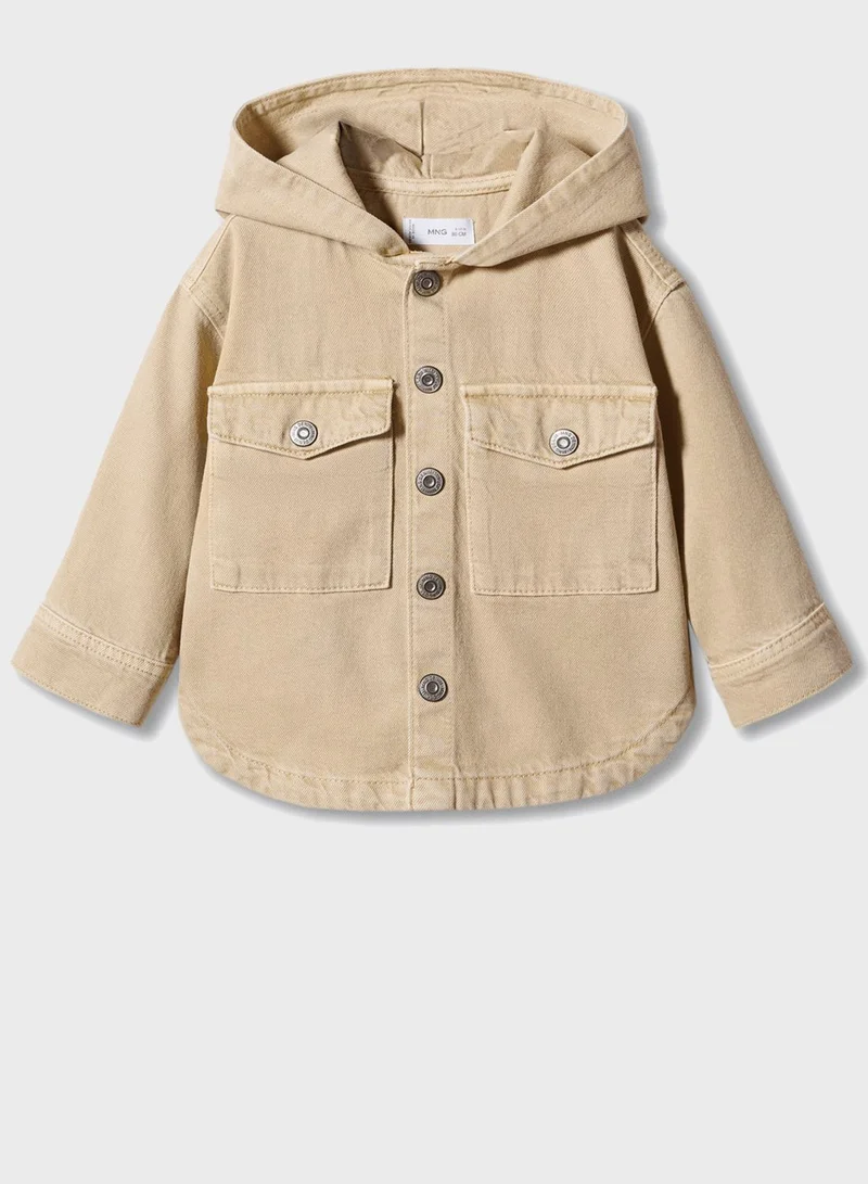 MANGO Infant Explore Hooded Jacket