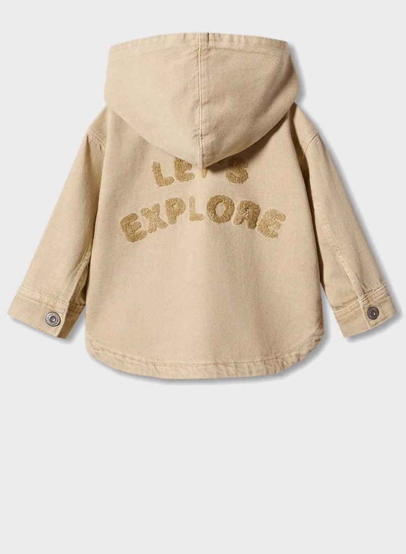 MANGO Infant Explore Hooded Jacket