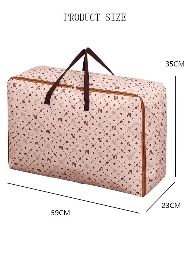 DUNISO 4PCS Large Moving Bags with Strong Zippers & Carrying Handles Storage Bags Storage Totes for Clothes Moving Supplies Space Saving Oversized Storage Bag Organizer for Moving Traveling - Image 4