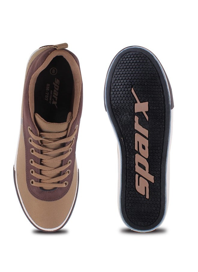 sparx - Sparx Mens SM 757 | Stylish, Comfortable | Brown Sneaker - 9 UK (SM 757) - Image 1