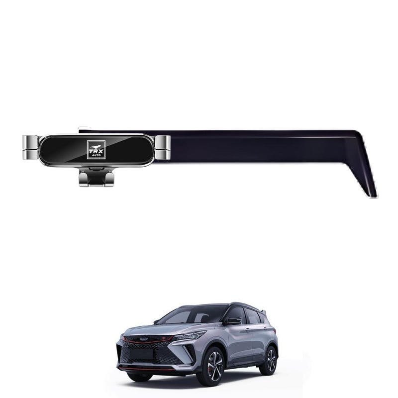  تي ار اكس اوتو حامل هاتف سيارة TRX AUTO لسيارة جيلي كولراي (2023 2022 ، 2024، 2025، 2026) | حامل هاتف سيارة بقاعدة ثابتة لشاشة الوسائط المتعددة | ملحقات مناسبة لشاشة جيلي كولراي مقاس 12.3 بوصة - Image 1