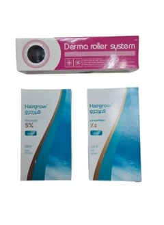 Dar Al Dawa 2 hair grow 5% combo pack with derma roller 