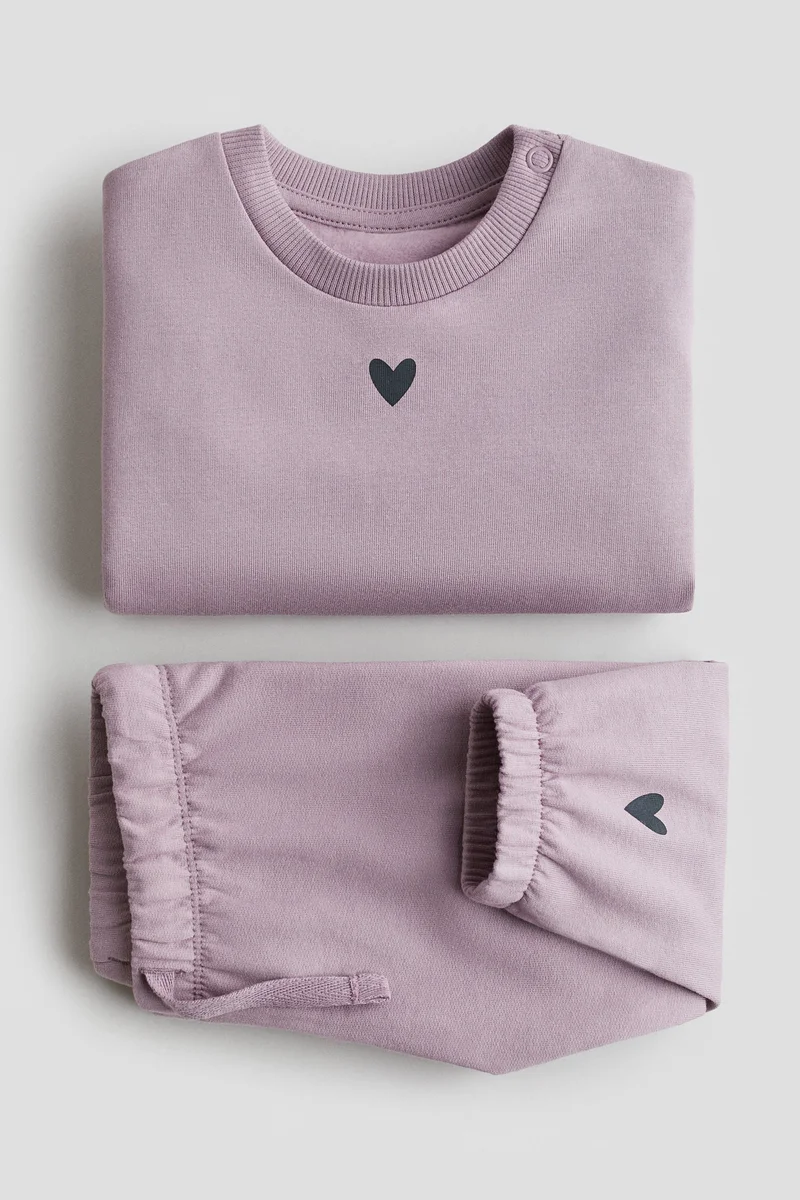 H&M 2-piece sweatshirt set