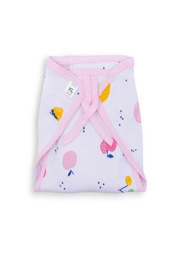 Bumsies Tie up Nappy For Babies, Reusable, Washable Soft Muslin Cotton Padded Nappy/Langot for New Born Baby | Gentle on Baby Skin, Pack of 8 | Large, White, Printed - Image 5