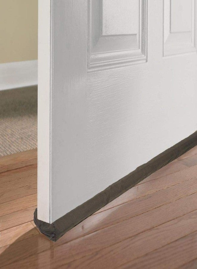 BESTOW® Micro Fleece Dual Side Door Guard Stopper (Brown; 90x12 cm) - Image 4