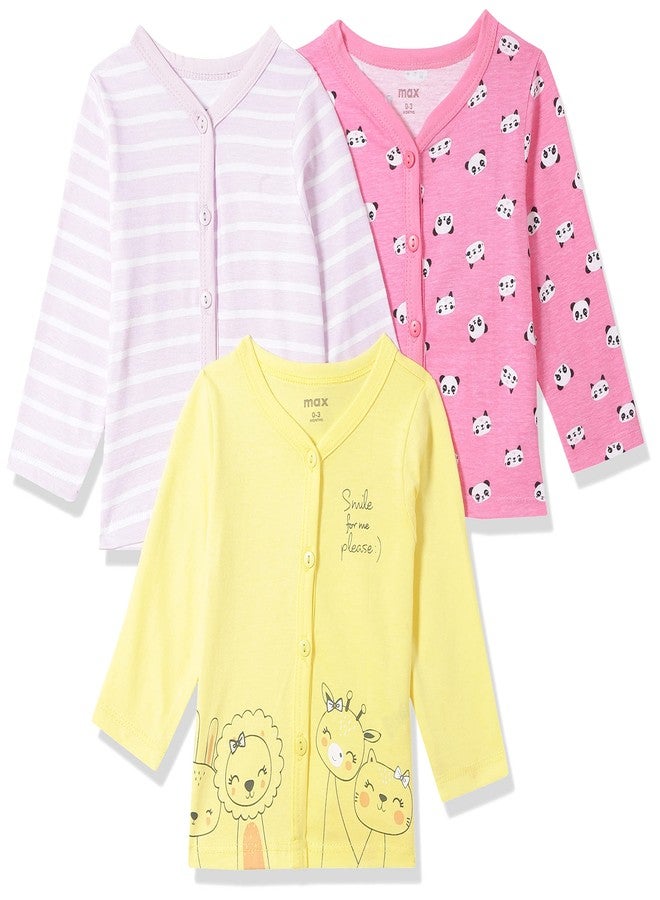 Max Baby Girl's Vest (S22GVS03_Multi_0-3M_Multicolor_0 Months-3 Months) - Image 2