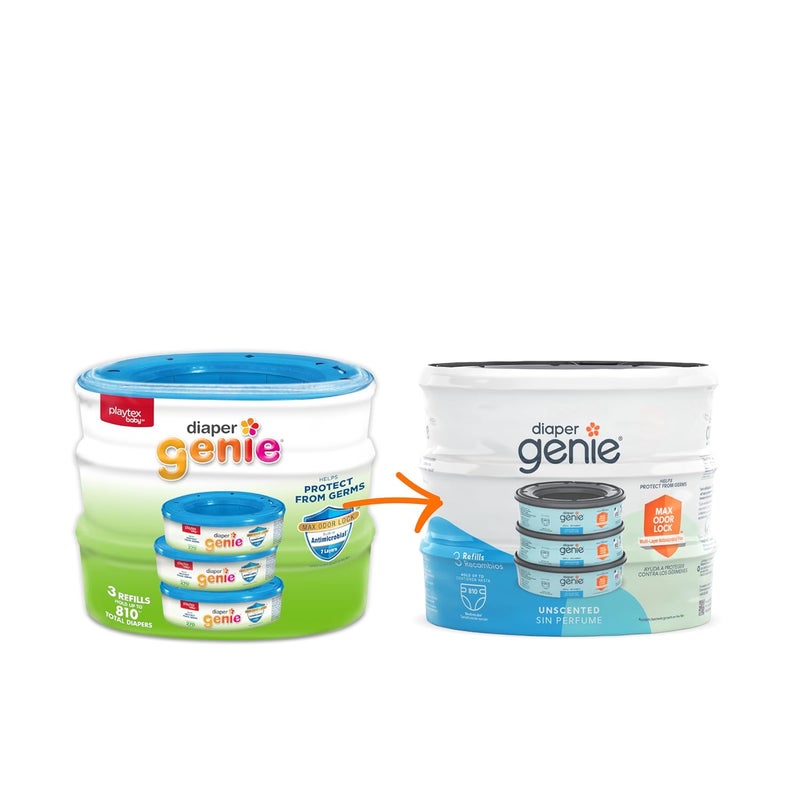 Playtex Diaper Genie Ii Refill Cartridge 3 Pound - Image 4