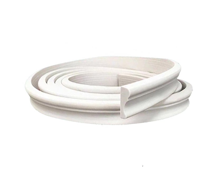 LaRolls Peel and Stick Flexible Wall Molding Trim Self Adhesive Decorative Strips, DIY 3D Ceiling Trim for Home DÃ©cor on Cabinet Door Mirror Frame, 1.0in(W)Ã— 16ft(L), White - Image 5