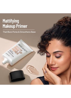 Mattifying Makeup Primer | Oil-Free Shine | Minimises Pores | Long-Lasting Base | All Skin Types, 30Gm