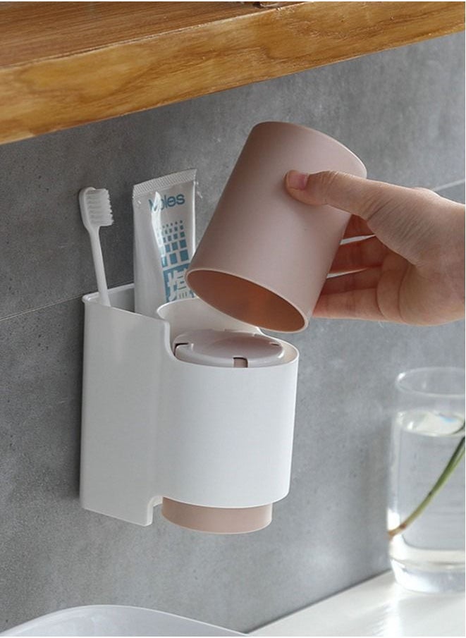 Toothbrush Holders with cup Shelf Wall Mount - pzsku/ZCC32CC70341DA52FDAF6Z/45/_/1679985833/e45c0a54-68c9-48f8-85d0-78736e9a7abc