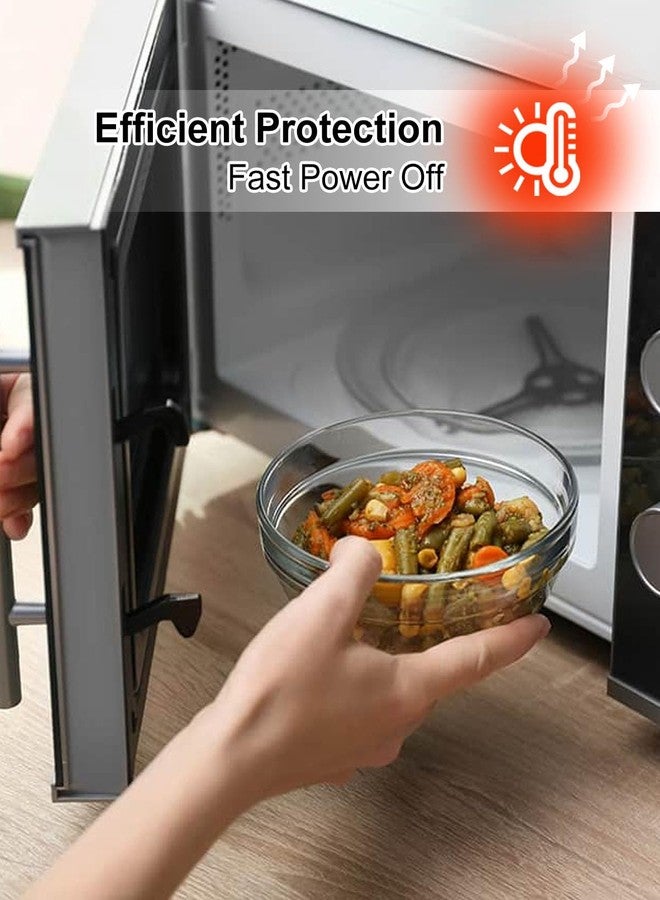 تيكساينس فيوز حراري KSD201 160 مناسب لأفران الميكروويف من فريجيدير، كنمور، شارب، باناسونيك، توشيبا، وجنرال إلكتريك. مفتاح تحكم في درجة حرارة منظم حرارة فرن الميكروويف، بديل للأرقام 5304509469 و5304464073. - Image 3