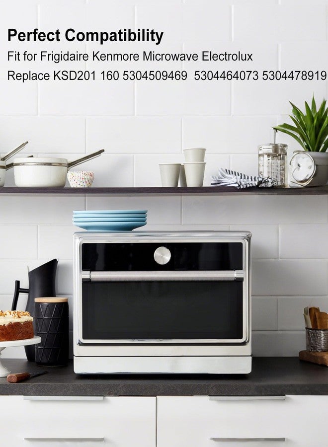 تيكساينس فيوز حراري KSD201 160 مناسب لأفران الميكروويف من فريجيدير، كنمور، شارب، باناسونيك، توشيبا، وجنرال إلكتريك. مفتاح تحكم في درجة حرارة منظم حرارة فرن الميكروويف، بديل للأرقام 5304509469 و5304464073. - Image 4