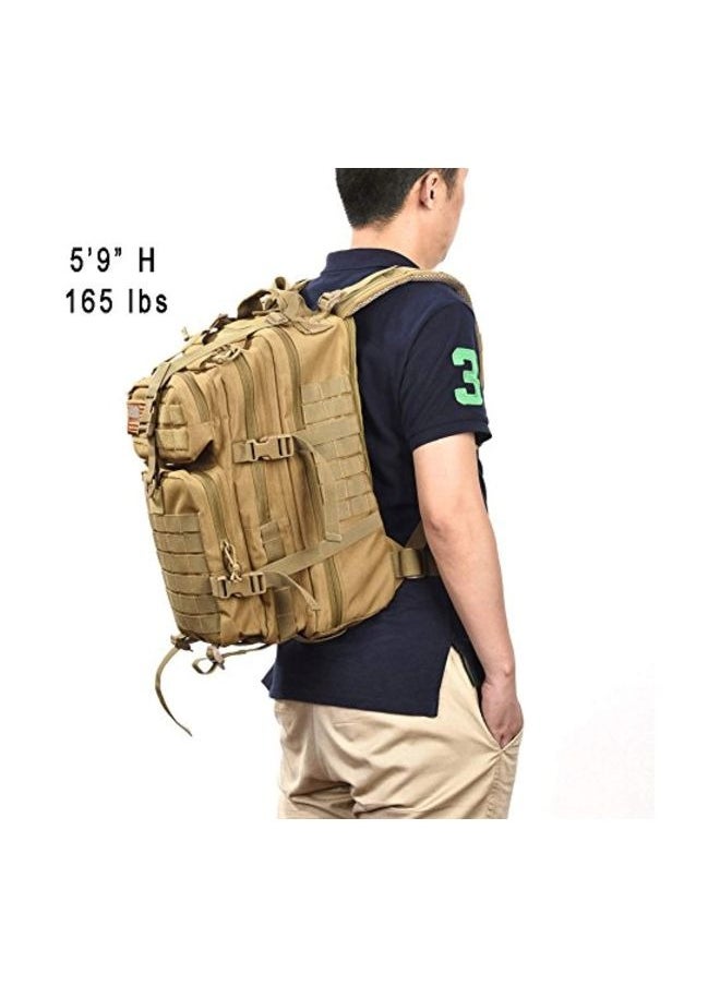 Hihonor - 45L Multifunctional backpack, Assault Bag, 3-day Insect Bag, Hiking  Backpack（Beige） - Image 1
