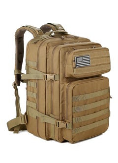 Hihonor 45L Multifunctional backpack, Assault Bag, 3-day Insect Bag, Hiking  Backpack（Beige）  - Image 1