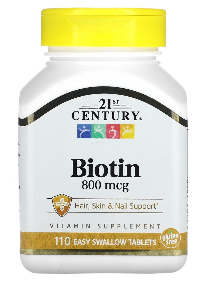 21st Century Biotin - 110 Easy Swallow Tablets - Image 1