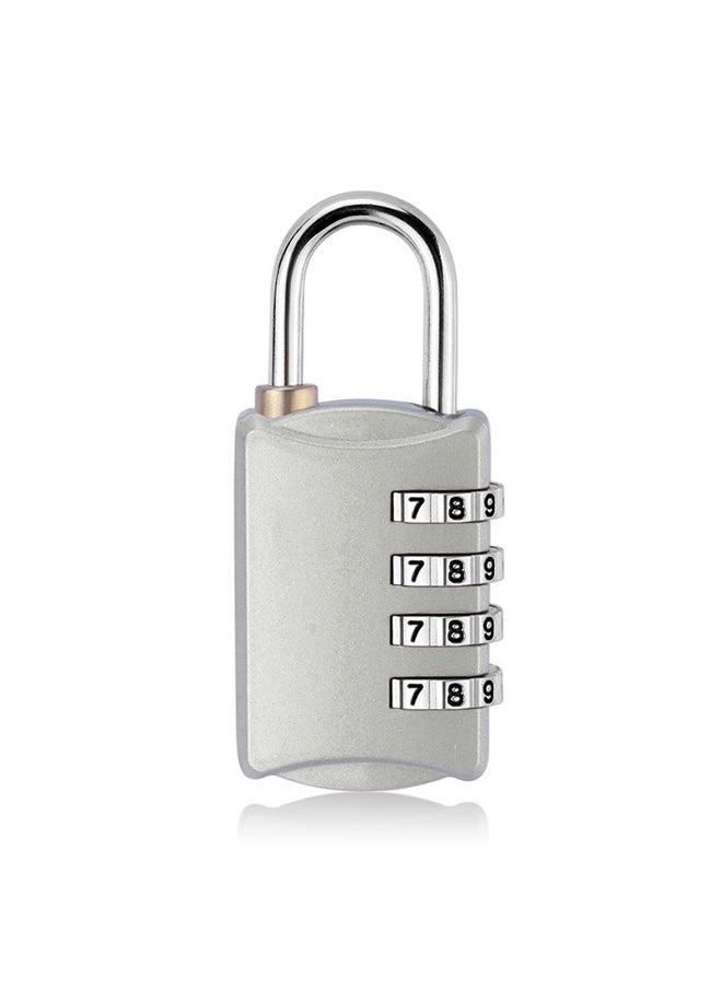 Generic 4 Digit Combination Lock Travel Padlock Zinc Alloy Password Small Portable Luggage Bag Lock High Security  - Image 1