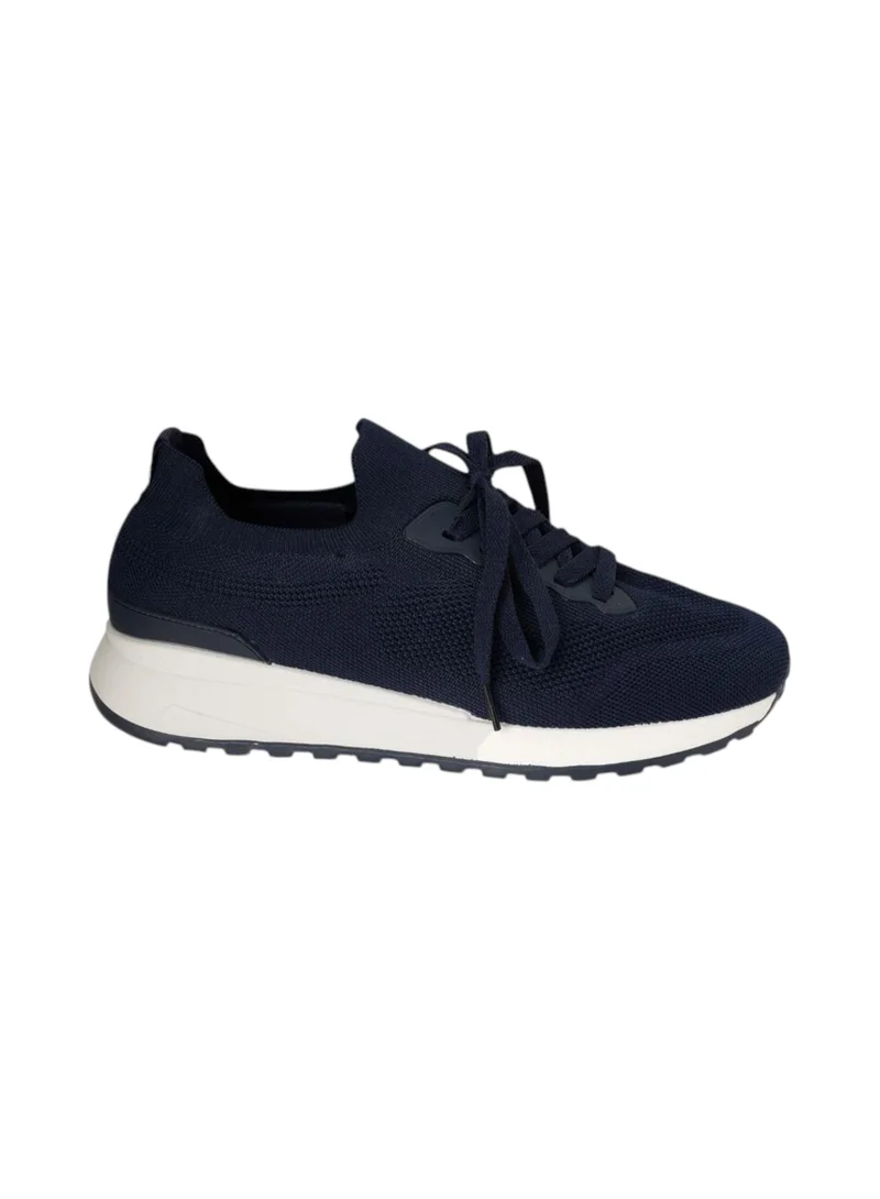 Bata Retro Mesh Upper Lace-Up Sneakers