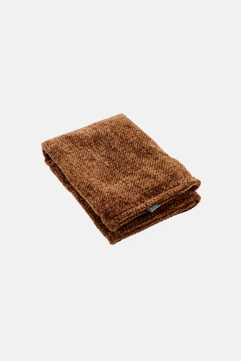 Muy Mucho Textured Decorative Pillow, Dark Brown