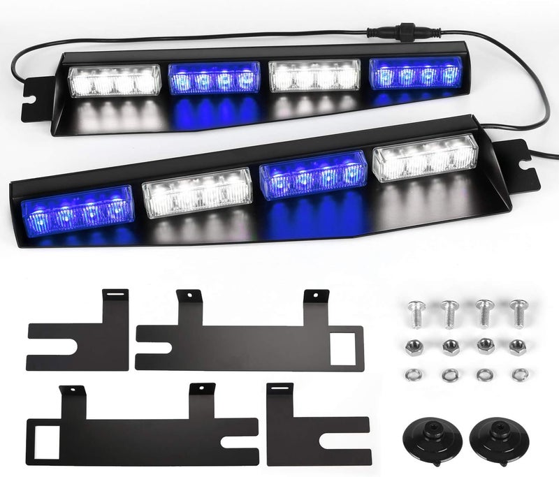 ASPL 32LED Emergency Visor Lights with 26 Flash Patterns - Image 1