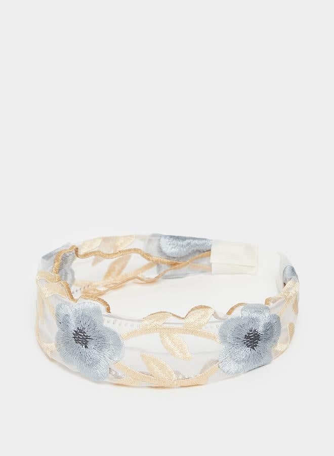 ستايلي طوق رأس دانتيل مطرز - Image 1