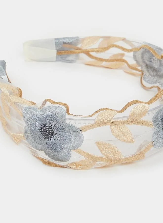 Styli Embroidered Lace Headband